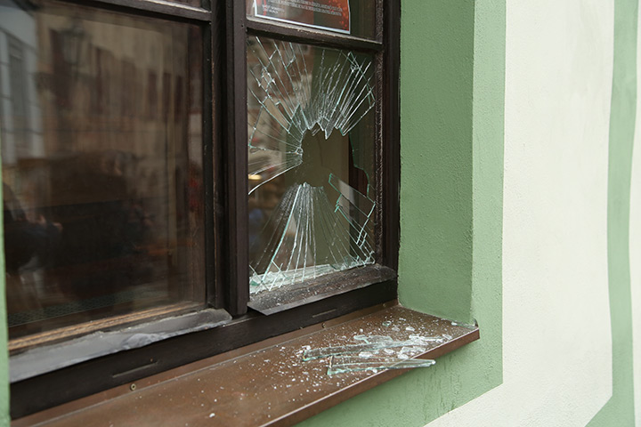 A2B Glass are able to board up broken windows while they are being repaired in Claygate.